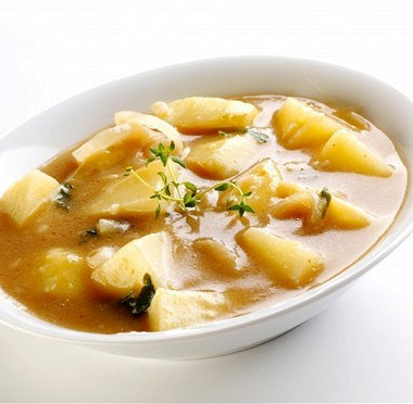 Рецепт Картофельный суп на мясном бульоне