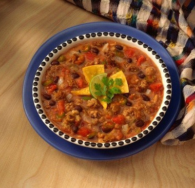 Рецепт Мексиканский суп с фаршем и овощами