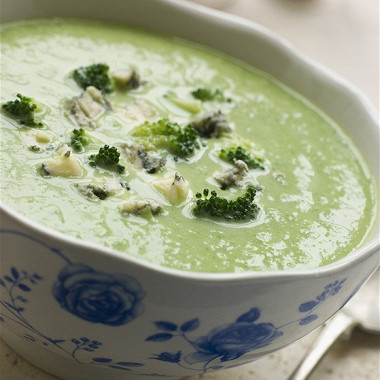 Рецепт Крем-суп с голубым сыром и луком