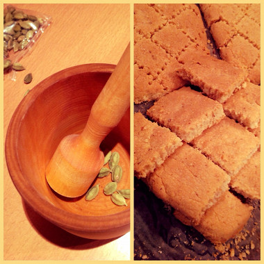 Рецепт Индийское песочное печенье «Элайче Гаджа»