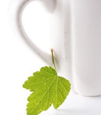 Рецепт Летний черный чай со смородиновым листом