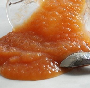 Рецепт Пюре яблочное с сиропом из топинамбура