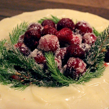 Рецепт Имбирный торт с «замороженными» ягодами