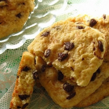 Рецепт Печенье с кусочками шоколада