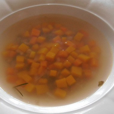 Рецепт Суп из бобовой смеси и тыквы