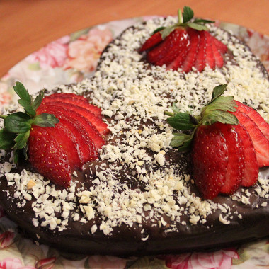 Рецепт Шоколадный торт с черникой и вишней