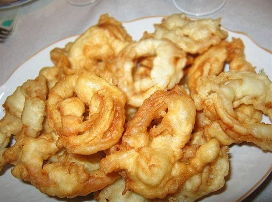 Кальмар в кляре Кальмар в кляре