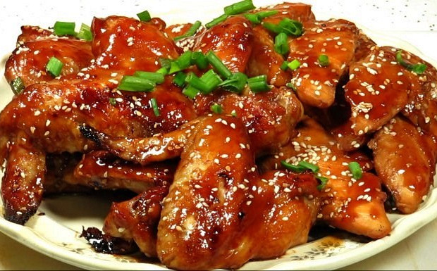 Соус терияки куриные крылышки