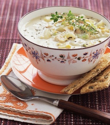 Кукурузно-картофельный чаудер с сыром