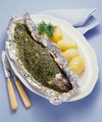 Форель по-сербски