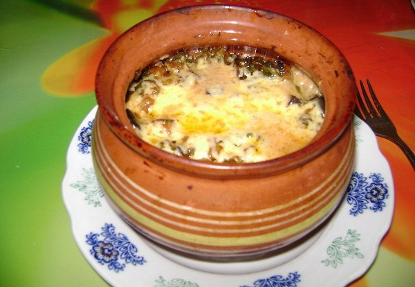 Запеканка с баклажанами