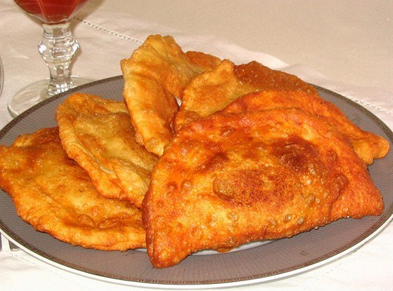 Чебуреки домашние с зеленью