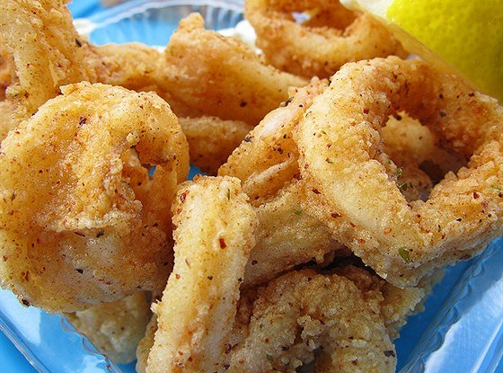 Кальмары в горчице