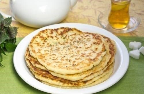 Лепешки с сыром на кефире
