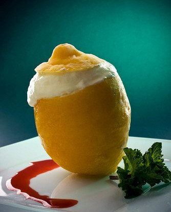 Итальянское мороженое с лимонной цедрой (Gelato)
