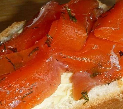 Маринованная семга по-норвежски (Гравлакс)