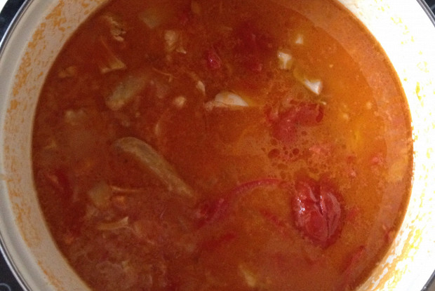 Mulligatawny (острый куриный индийский суп)