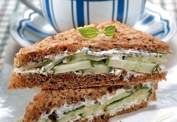 Английские сэндвичи с огурцами