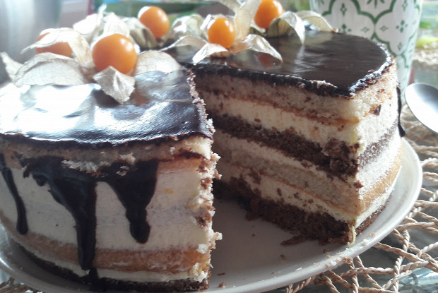 Торт «Птичье молоко» с лимонным вкусом. Торт «Птичье молоко» с лимонным вкусом.