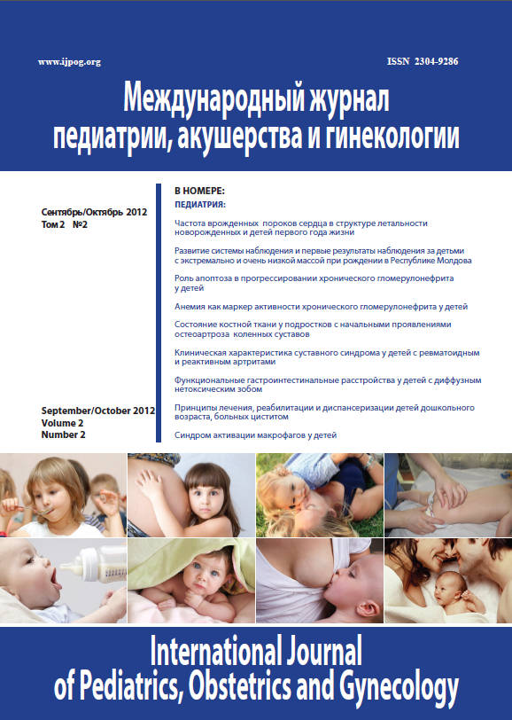 Международный журнал педиатрии акушерства и гинекологии
